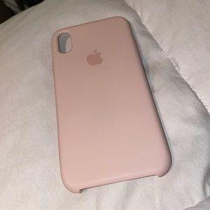 Apple iPhone X Pink Sand Phone Case